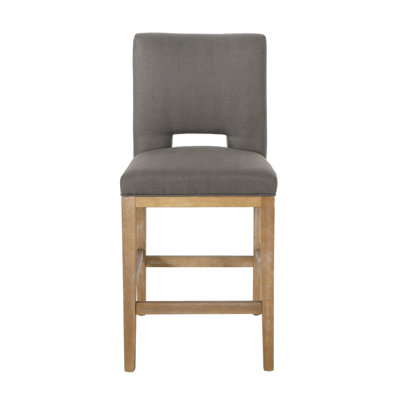 Tabourets de bar élégants et modernes avec siège rembourré et pieds en bois