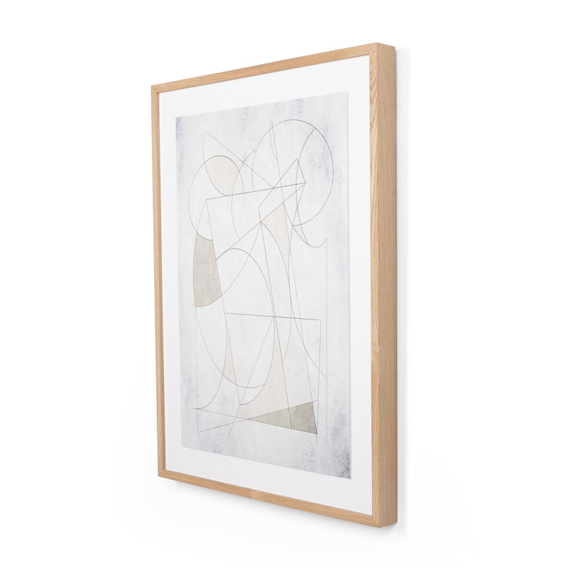 Line Work Print by Dan Hobday, 48" H x 36" W x 2.5" D