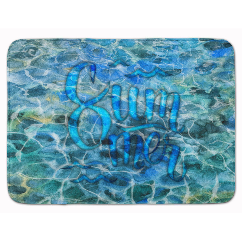 Tapis de bain en mousse à mémoire de l’été