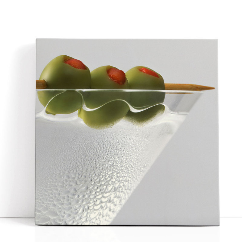 Three Olives - reproduction d'art sur toile, H 40 po x l 40 po