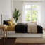 Lit plateforme avec rangement en bois massif Ashante avec pied de lit et tiroirs sous le lit-2141740071-2141740064