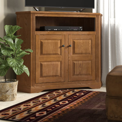 Rafeef Unfinished Corner TV Stand for TVs up to 55"