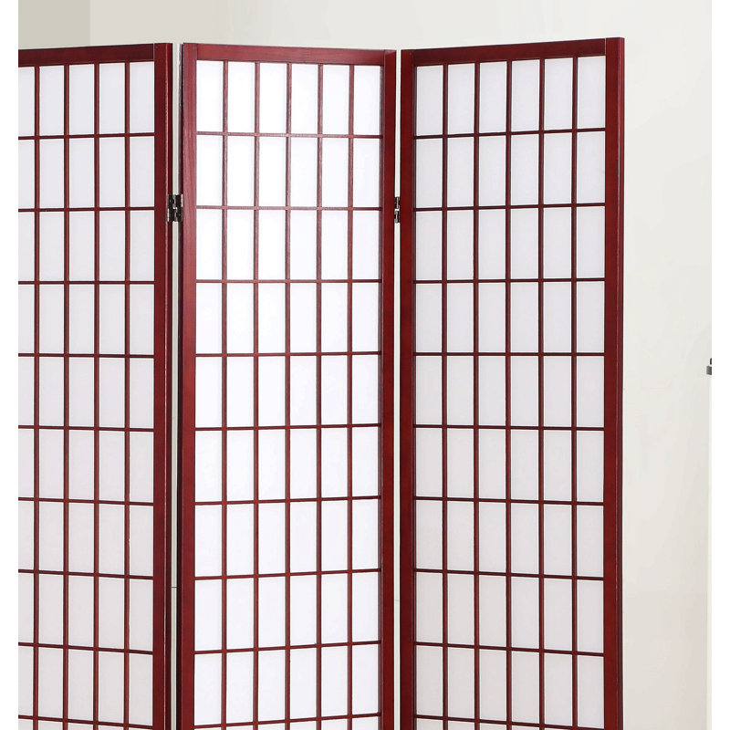 Paravent pliant 4 panneaux Shoji, Cerisier