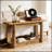 2-Tier Foyer Table With Rustic Charm And Spacious Storage, Perfect For Entryways And Living Rooms-1585063260