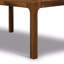 Table de chevet en bois massif à 2 tiroirs Jacobsen en noyer naturel