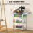 46.5'' x 19.7'' Foldable Sewing Table with Wheels