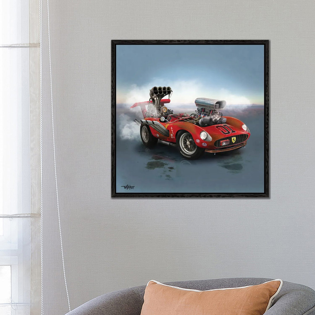 Smokin' Hot Rod von Tim Schmidt - Galerie-umwickelte Leinwand Giclée auf Leinwand