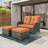 Parinka 49'' Wide Straight Wicker Loveseat with Cushions-1018923871