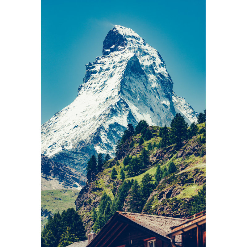 Matterhorn In Summer - Wrapped Canvas Print, 91cm H x 61cm W