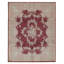 Hand Knotted Wool Area Rug in Red