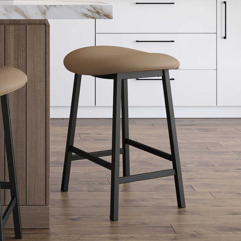 Tabouret Latitude Run® Cullinan, Light Brown, Tabouret de comptoir (siège d'une hauteur de 26,5