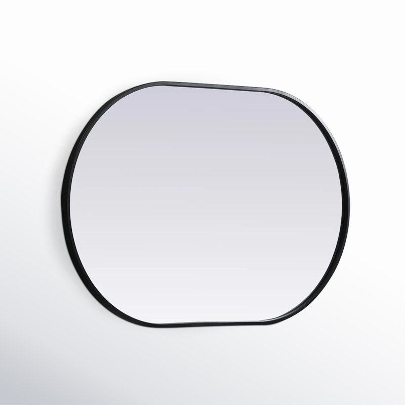 Miroir mural Sabine, Noir, 36 po x 24 po