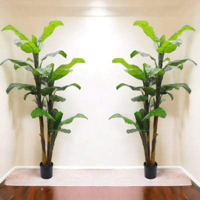 Faux 72" Tall Banana Tree Plant