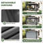 Pavillon de jardin en aluminium l 12 pi x P 10 pi - Pavillon de jardin en acier galvanisé avec rideaux et filets-100615239