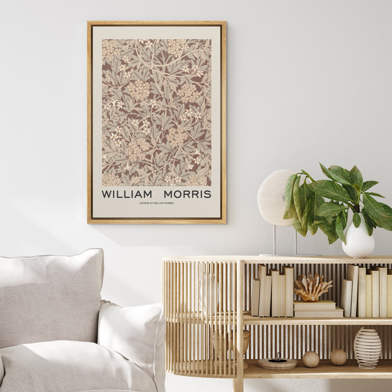 «Classic Artwork», reproduction d'art sur toile, motif floral par Jasmine, par William Morris, H 36 po x l 24 po, Naturel