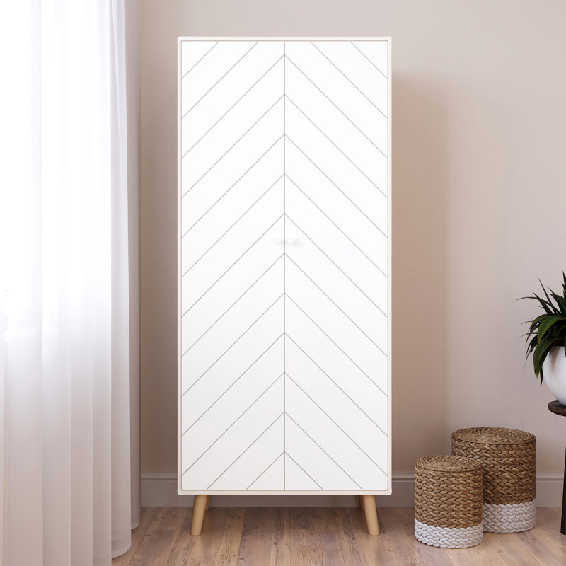 2 Door Manufactured Wood Wardrobe