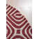 Stylish and Durable Corrigan Geometric Hand Tufted Wool Indoor Red Rectangle Round Area Rugs