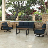 Townsend 5 Person Seating Group with Sunbrella® Cushions