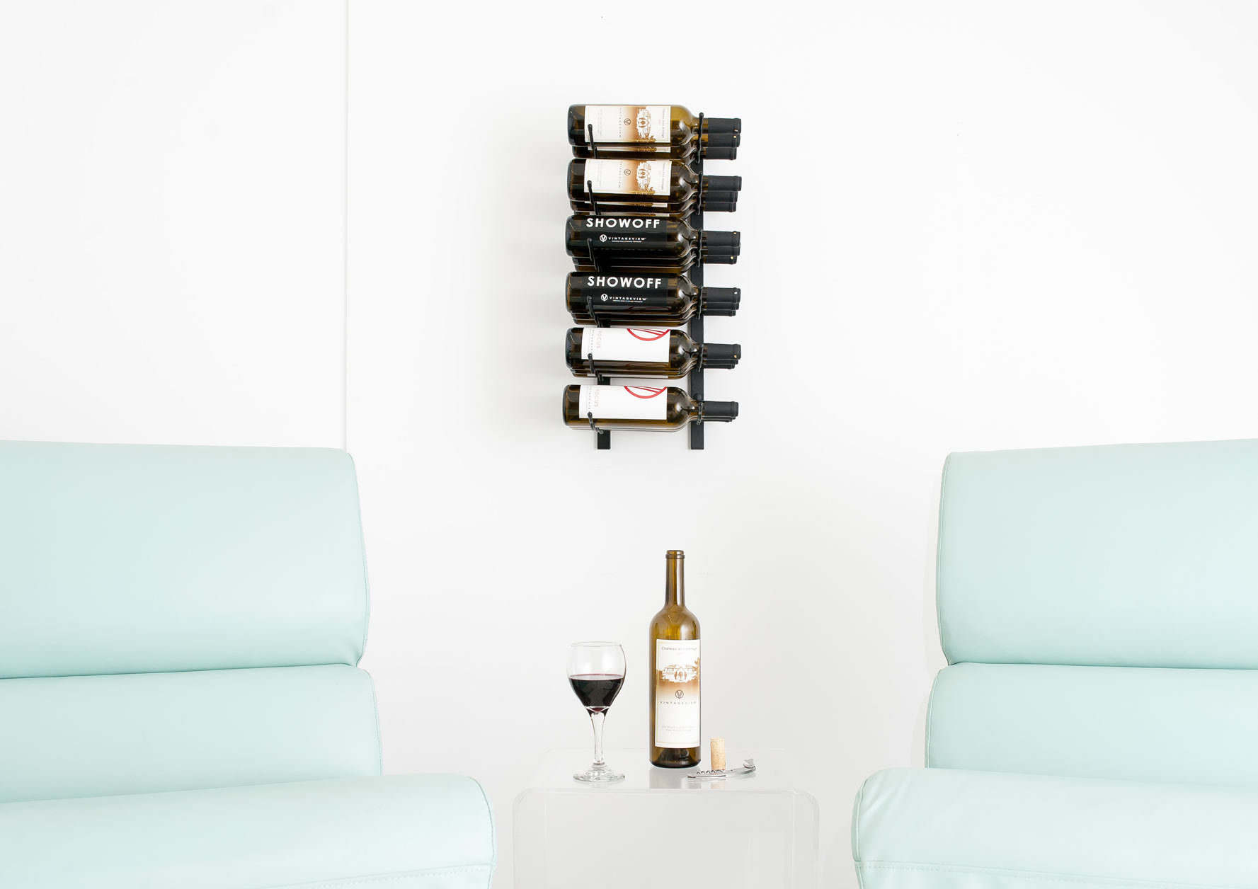 ClearAmbient 18 Bottle Wall Mounted Wine Rack | Wayfair.co.uk
