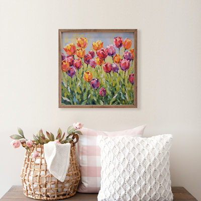 Champ de tulipes
