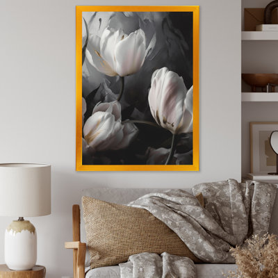 " Cream Serenade Of Tulips I "