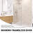 Mortix Spacious Easyclean Shower Screen - Tool-Free Fixed Panel, 10Mm(3/8'') Tempered Glass (32"W × 78"H)-116536631