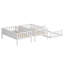 Lit superposé triple en bois, avec échelles, lit superposé détachable avec garde-corps-808159705