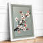 Cherry Blossoms Unfolding Botanical - Framed Print-2096426863-2096426856
