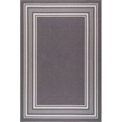 Quinter Gray Non-Slip Area Rug