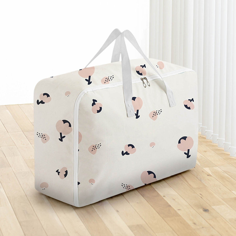 Très grands sacs de rangement réutilisables avec poignées et fermetures à glissière robustes, sac de rangement lavable robuste, garde-robe, rangement sous le lit, couverture