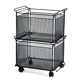 Artesa Presa Rolling File Folder Storage Basket