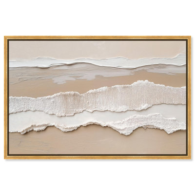 Toile texturée «Sea II» par Art Remedy