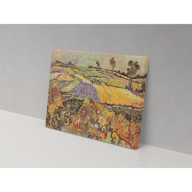 Canvas Collection Auvers by Vincent Van Gogh - Wrapped Canvas Painting, 102cm H x 153cm W x 4cm D
