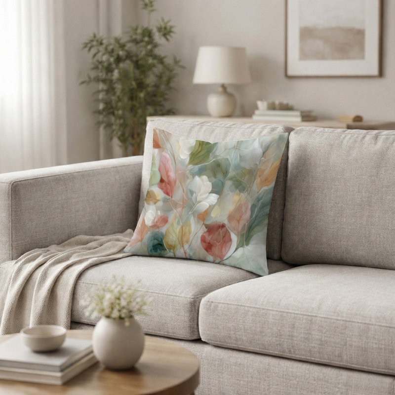 Coussin Plants, H 18 po x l 18 po