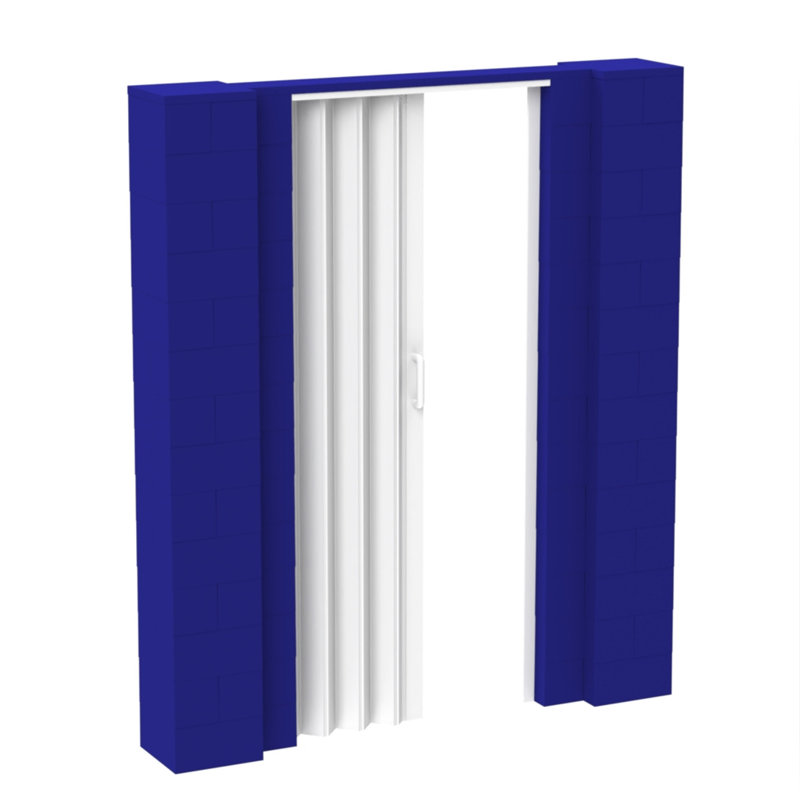 Ensemble mural bloc géant, 72", Bleu