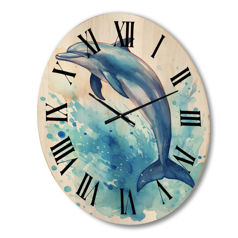 Planterra Solid Wood Wall Clock, Large