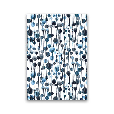 Dripping Dots Navy - Print