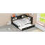 Lit de jour en métal avec lit gigogne, armoires de rangement et ports USB-1015200368-1015200375