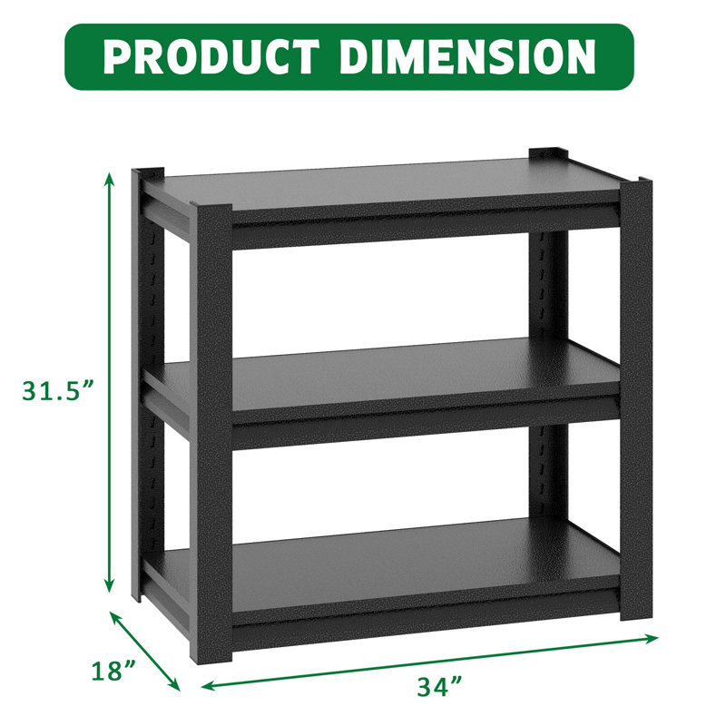 Support de réservoir réglable en métal robuste avec rangement à 3 niveaux