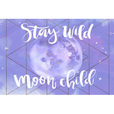 Moon Child II - Wrapped Canvas Print