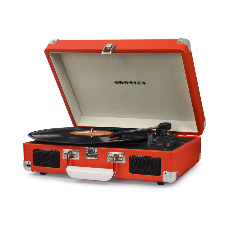 Cruiser Deluxe Decorative Record Player, Orange