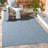 Herzberg Mull Gray Area Indoor/Outdoor Area Rug-1268111137