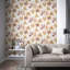 Aucuba Floral Metallic Wallpaper Roll-55619926