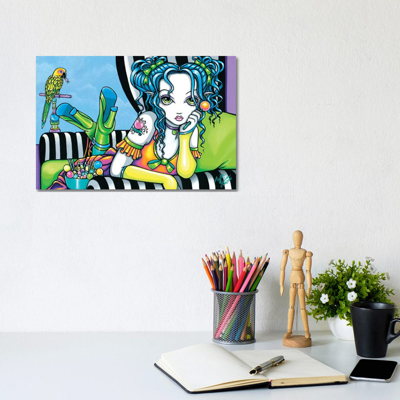 Alisha by Myka Jelina - Wrapped Canvas Print, 20.32 cm H x 30.48 cm W