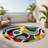 Vibrant Streak Indoor And Outdoor Area Rug-488764729