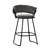 Upholstered Counter Stool With Metal Frame-825441726-825441722