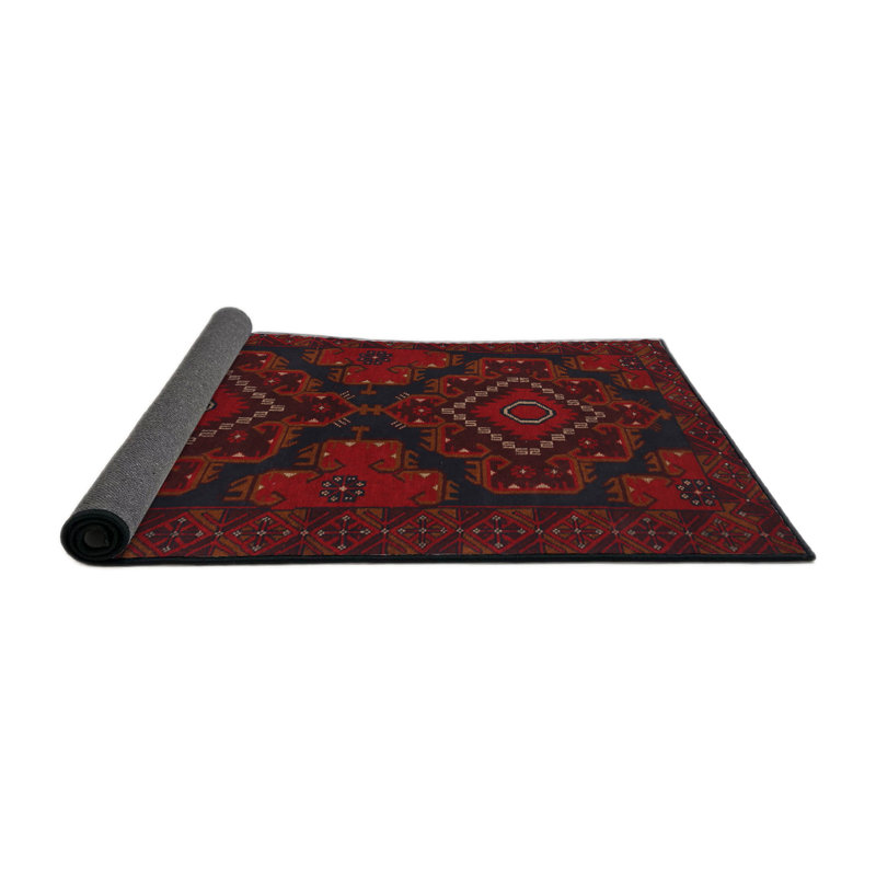 Tapis brun Southwestern, Carré 5 pi