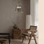 Divid 4-Light Modern Farmhouse Lanter Chandelier