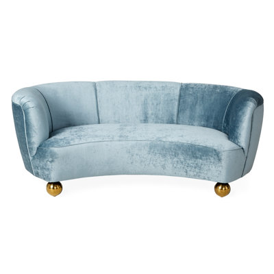 Parker Curved Sofa - Ball feet