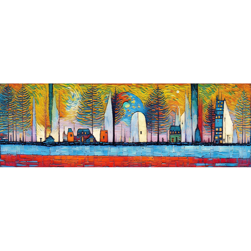 Terre moderne 371, H 12 po x l 36 po